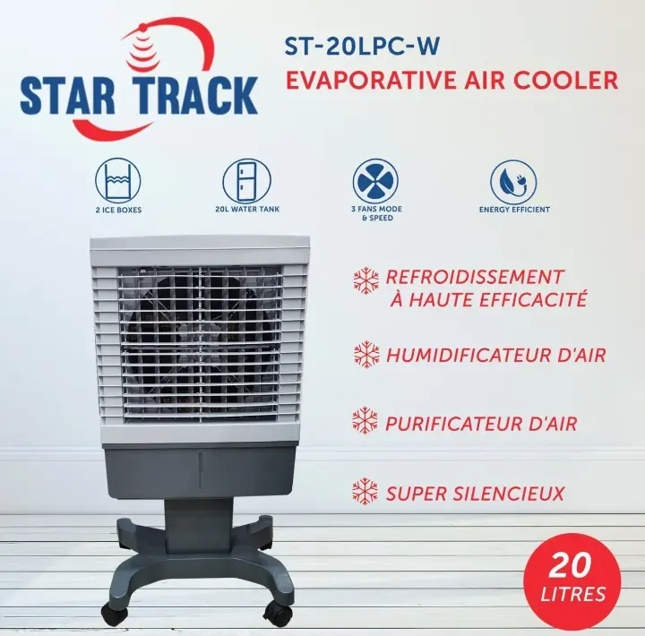 Humidificateur StarTrack 20 Litres - Améliore l'air