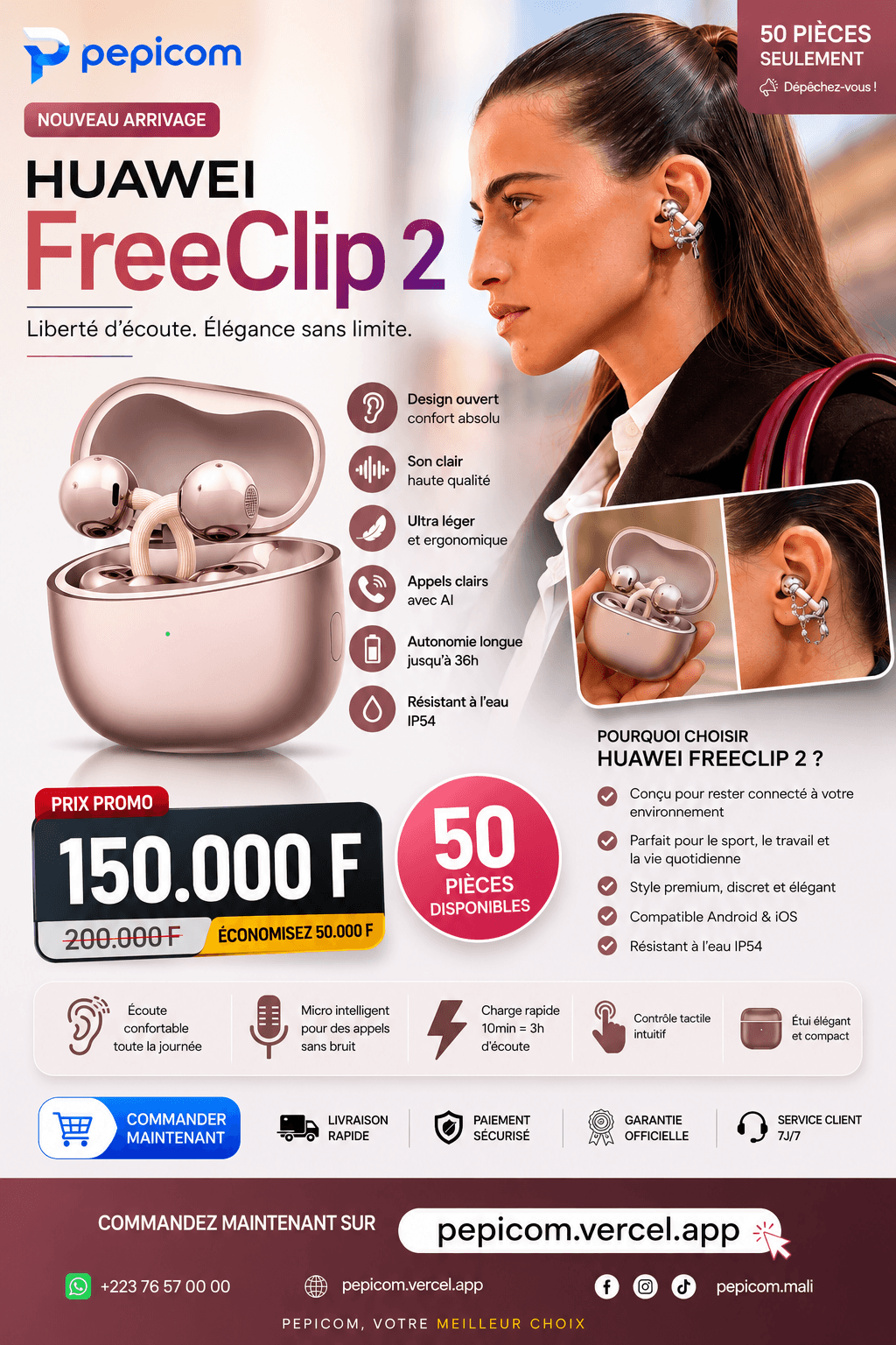 HUAWEI FREECLIP 2